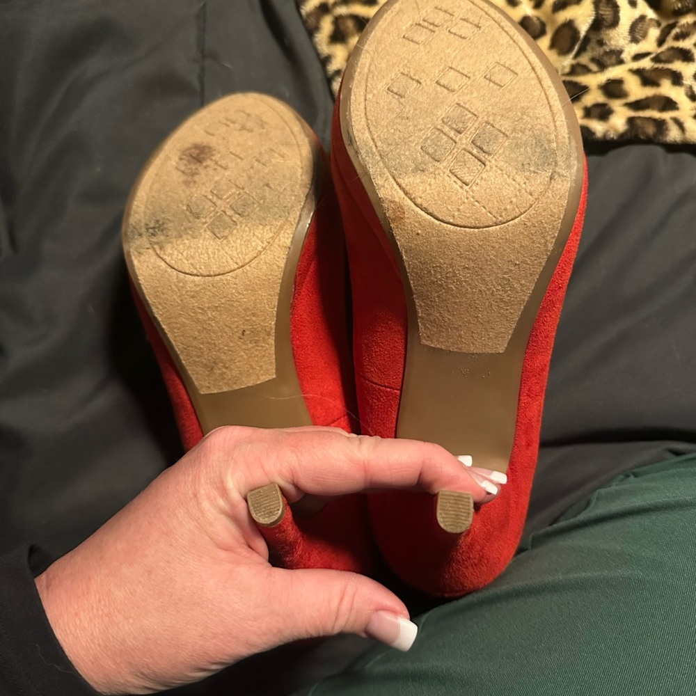 Elegant Red Women's Shoes